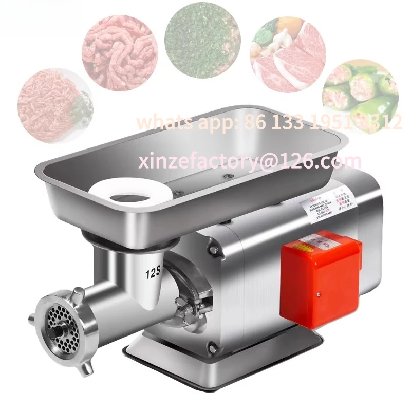 

Customizable Commercial Electric Meat Mincer 120kg/h Stainless Steel Meat Grinder Enema Machine