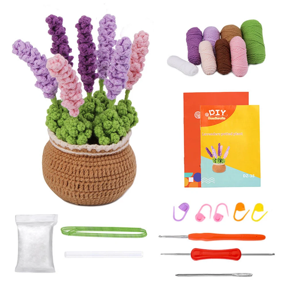 Crochet Kit For Beginners Beginners Crochet Kit DIY Craft Projects for versatile Use Easy To Follow Instructions High-Quality