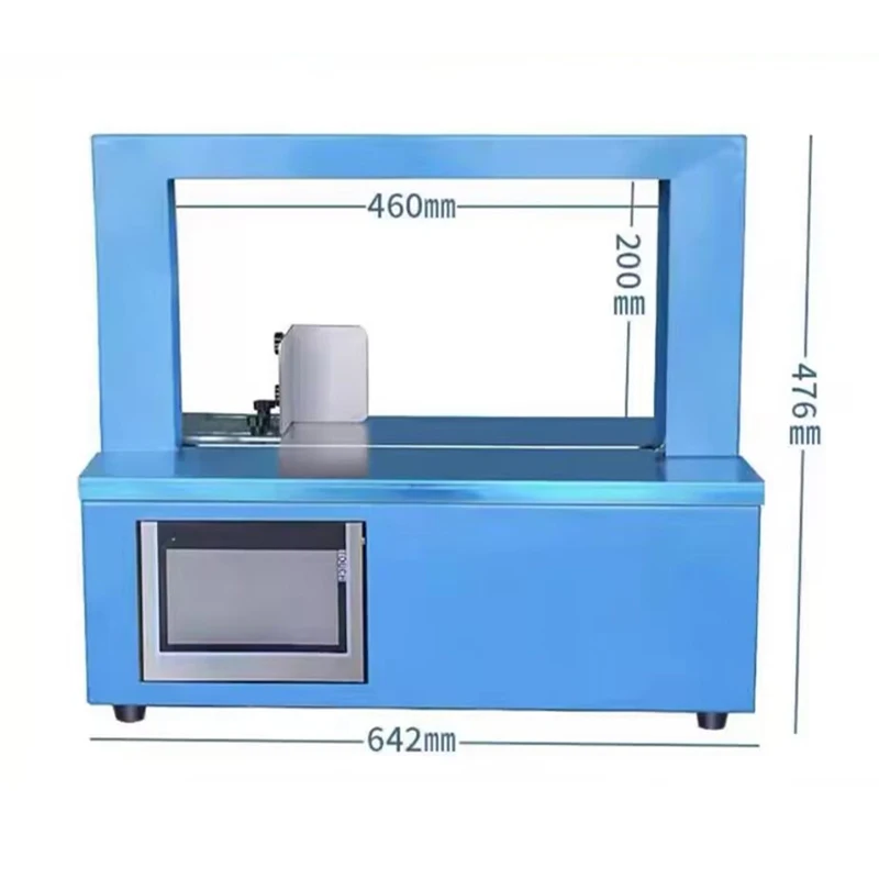 Intelligent Automatic Banding machine Hot melt Packaging machine Box Carton Curtain Strapping machine 30mm Paper tape/OPP belt