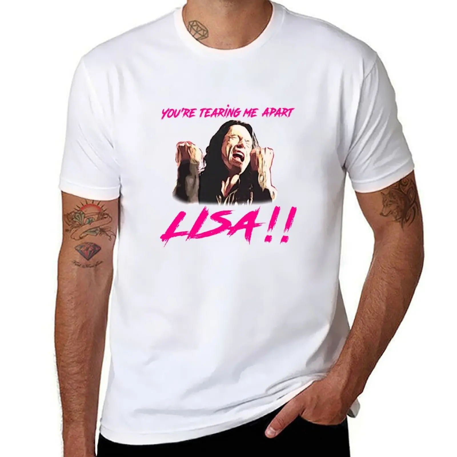

You're tearing me apart, LISA!! T-Shirt t shirts with prints man t shirt luxury t shirt man designer T-Shirt