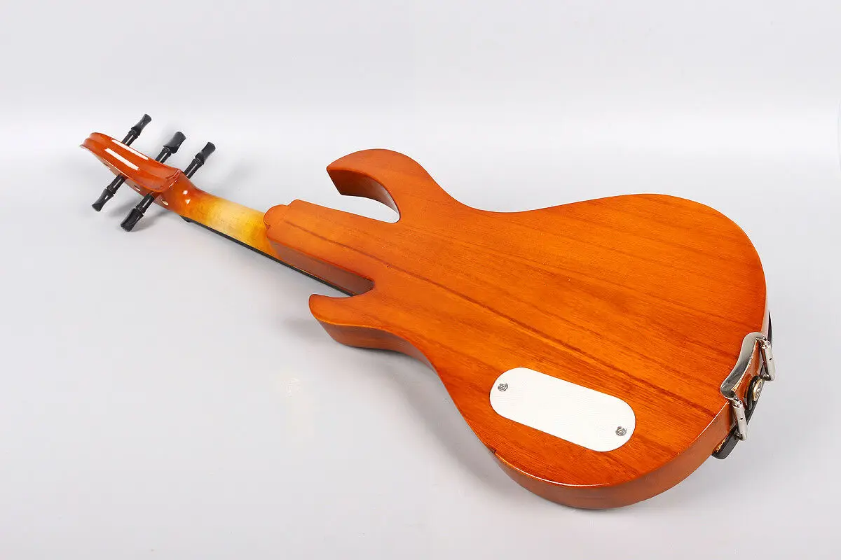 5 String guitar head  Electric Violin New 4/4   guitar shape Solid wood Powerful Sound fret EV20-23