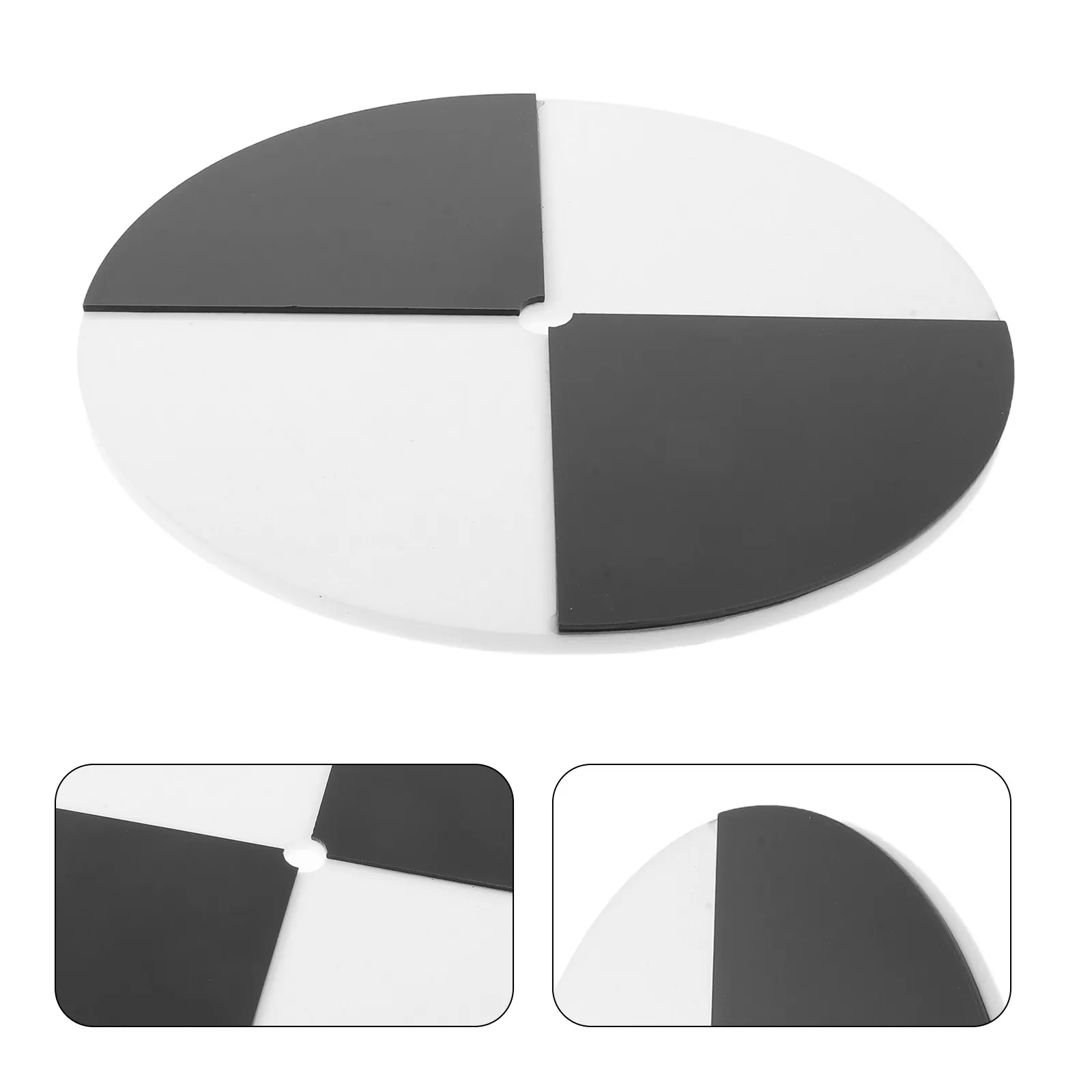 Secchi Disk Water Quality Tester Plastic 20 Cm Reinforced Matte Antiglare Surface Lake Pond Aquarium Water Clarity Test Disk
