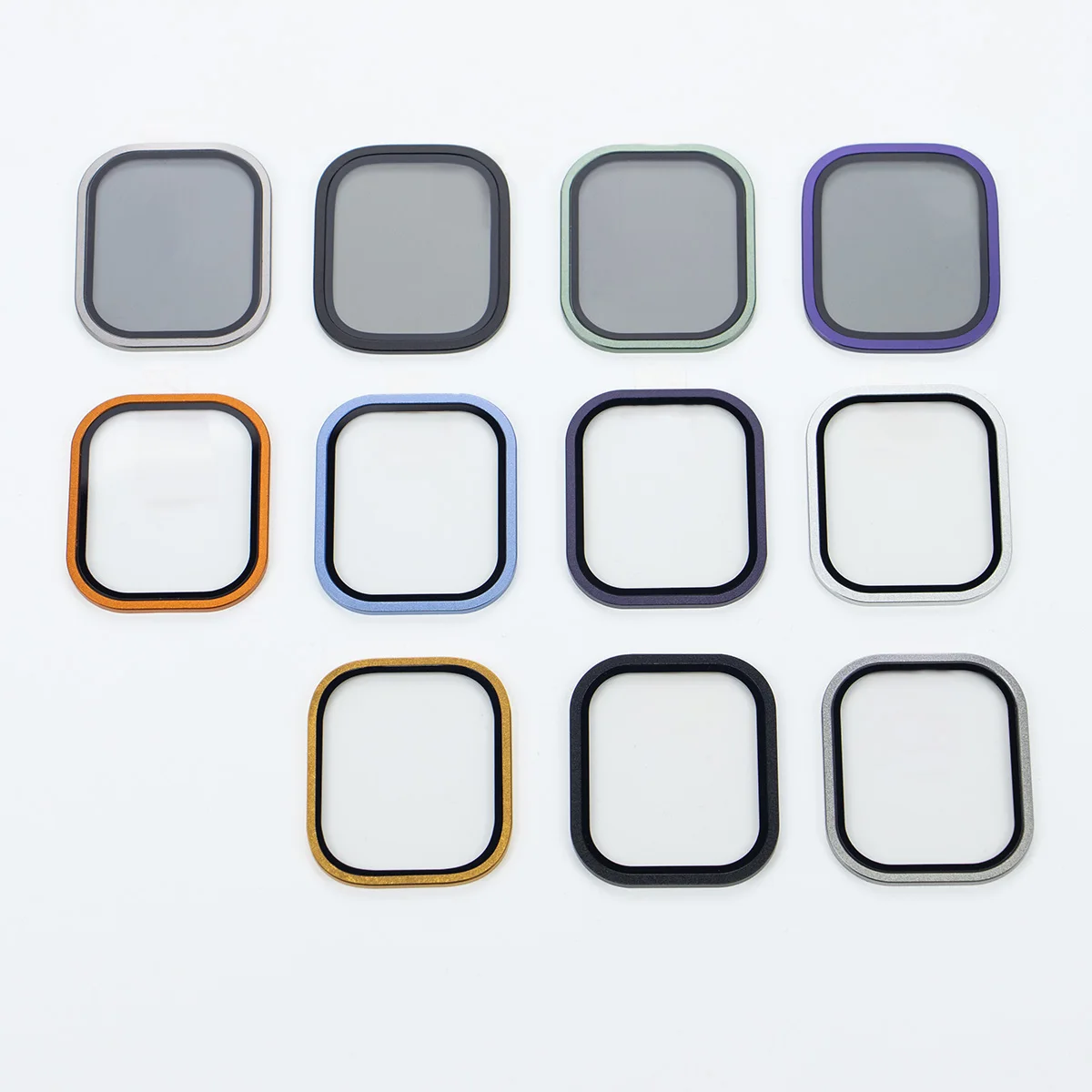 Gehäuse aus Aluminiumlegierung + gehärtetes Glas für Apple Watch Ultra 2 49 mm, kratzfester Displayschutz für iWatch Ultra 49 mm – Detail 9