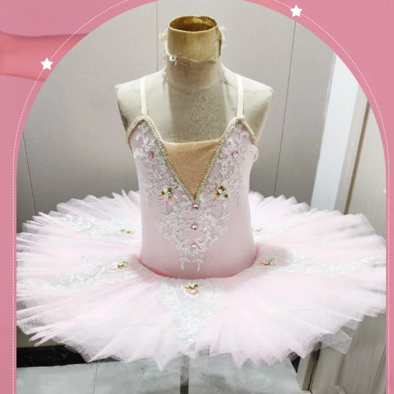 

PD07099 Girls Ballet Tutu Dress Kids Dance Costume for Stage Performance and Daily Practice