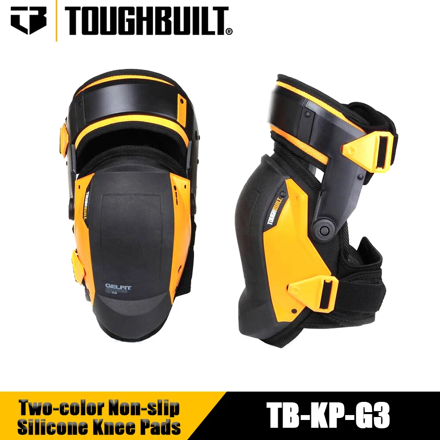 

TOUGHBUILT TB-KP-G3 GelFit™ Fanatic Thigh Support Knee Pads Two-color Non-slip Silicone Knee Pads Knee Protection Tool