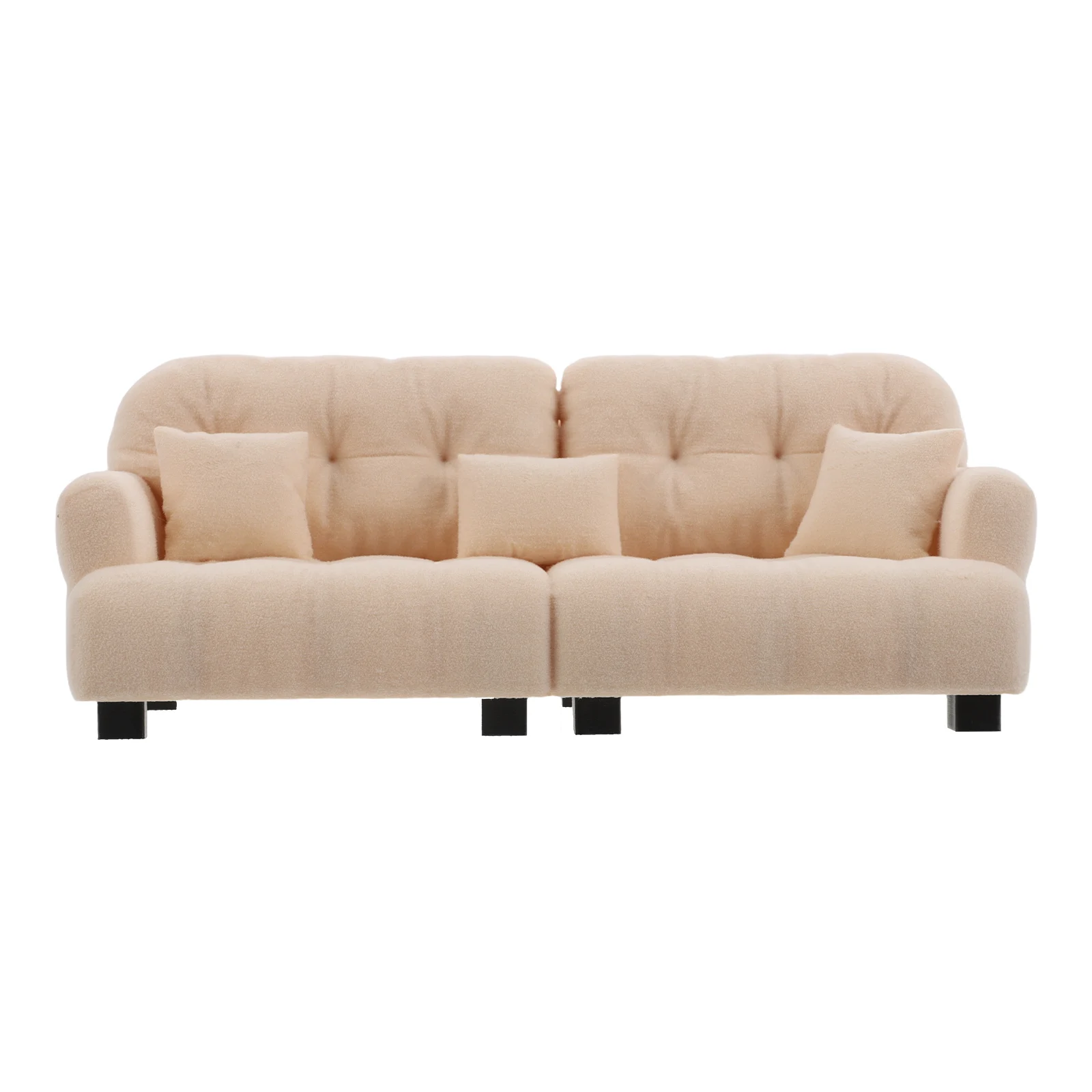 Mini Furniture Home Decor Dollhouse Realistic Living Room Sofa Play Accessories