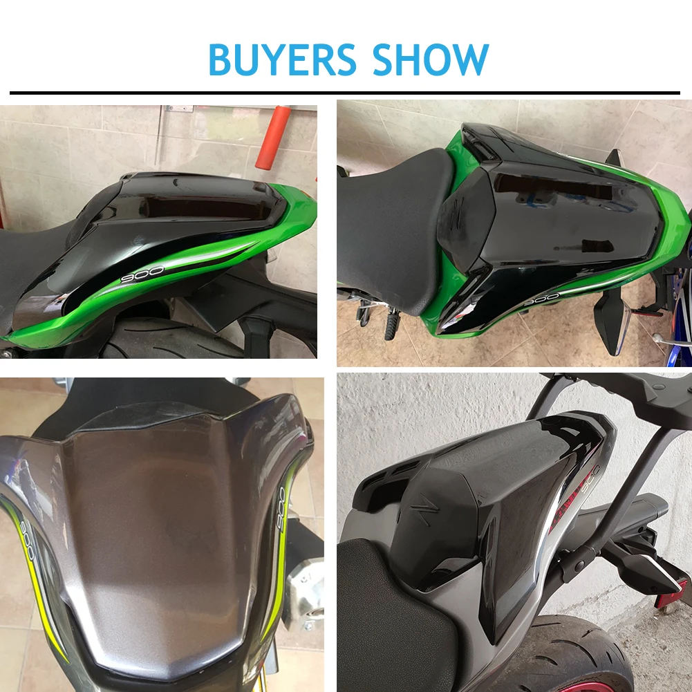 Z 2017 Kunststoff Sozius haube Motorrad hinten Beifahrers itz Verkleidung Heck Sitz bezug passt für Kawasaki 2015-2017 2024 z900 abs se
