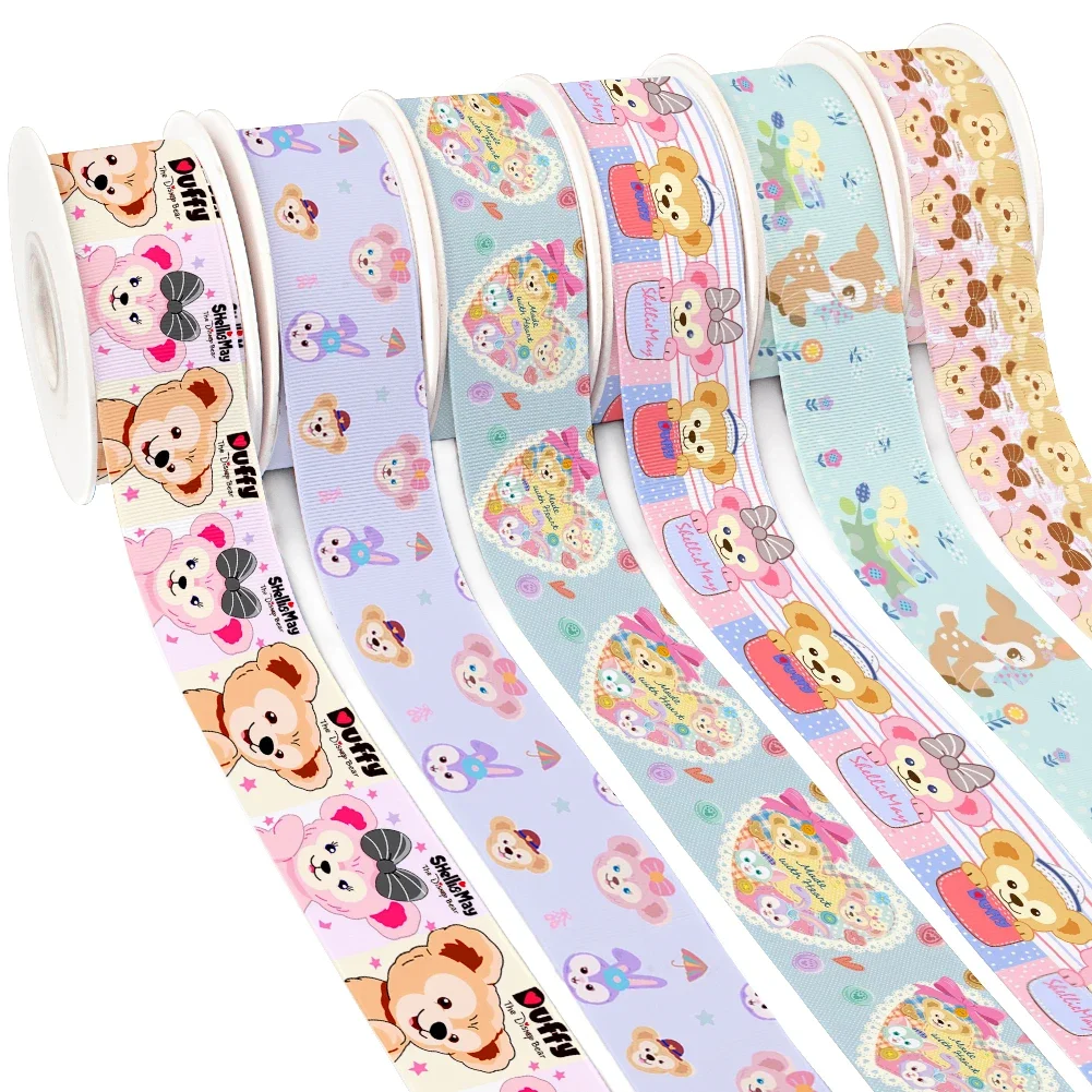 10yards Grosgrain Ribbon Disney Duffy StellaLou ShellieMay Design for Children's Gift Box Packaging