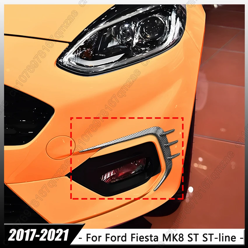 

Передний бампер автомобиля, вентиляционное отверстие, сплиттер, боковой сплиттер, спойлер, нож для Ford Fiesta MK8 ST ST-line 2017-2021, комплекты кузова из АБС-пластика