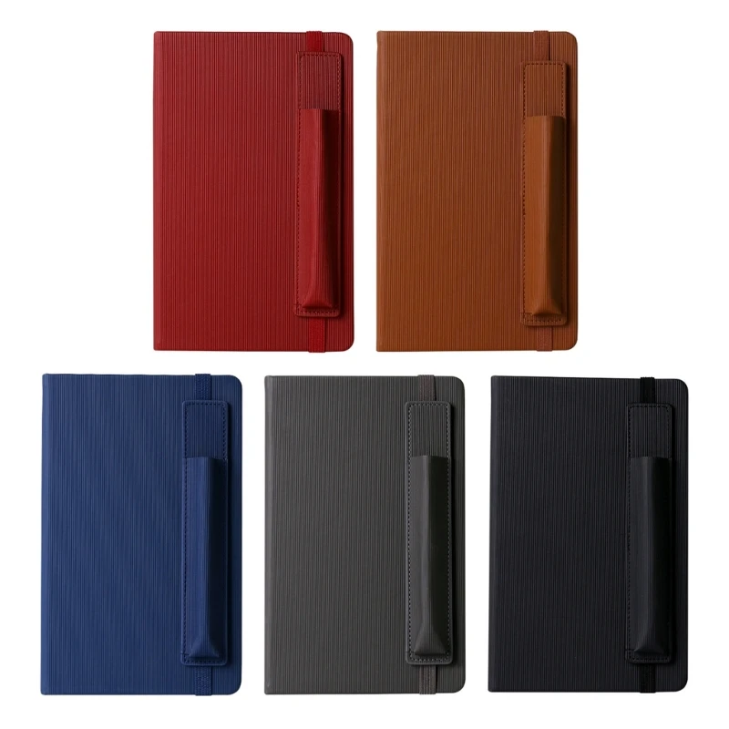 Small Notebook with Elastic Bands Pen Holder, Business Notepads