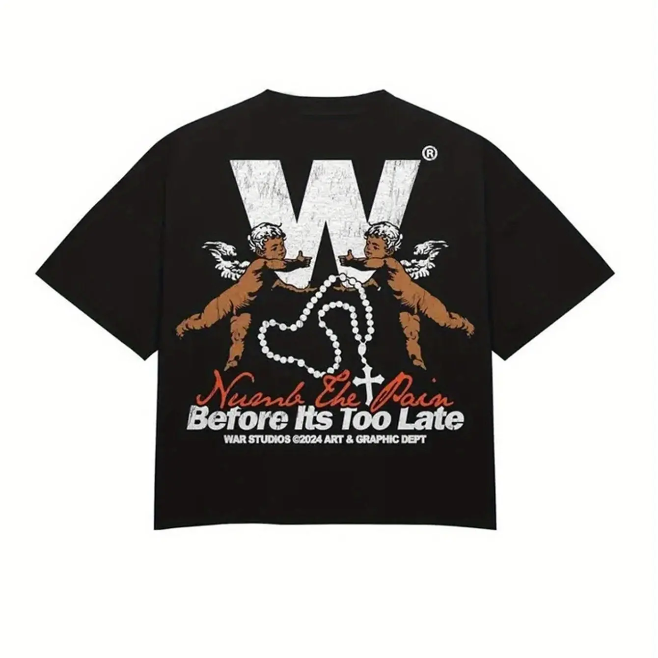 남성과 여성을 위한 프린트 패턴이 있는 100% 순면 부드럽고 편안한 캐주얼 티셔츠, 아직 시간이 있다면