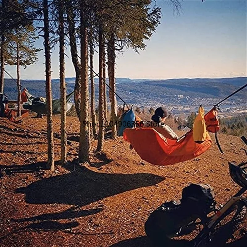 

for Outdoor Survival Portable Single Hammock Tear-proof Mosquito-proof Hammock Multi-color optional