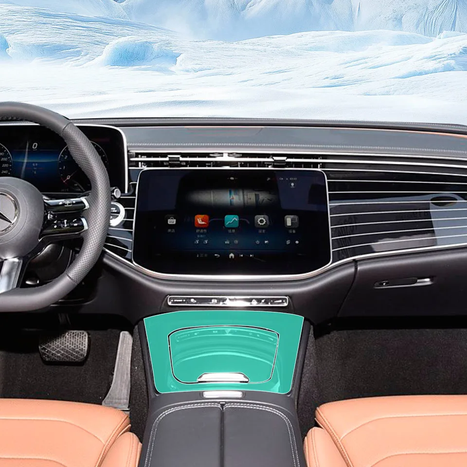 

Для Mercedes Benz W214 Class-E 2024-2025 Предварительно вырезанная салон автомобиля PPF Защитная пленка для краски TPU Панель шестерни Наклейка против царапин