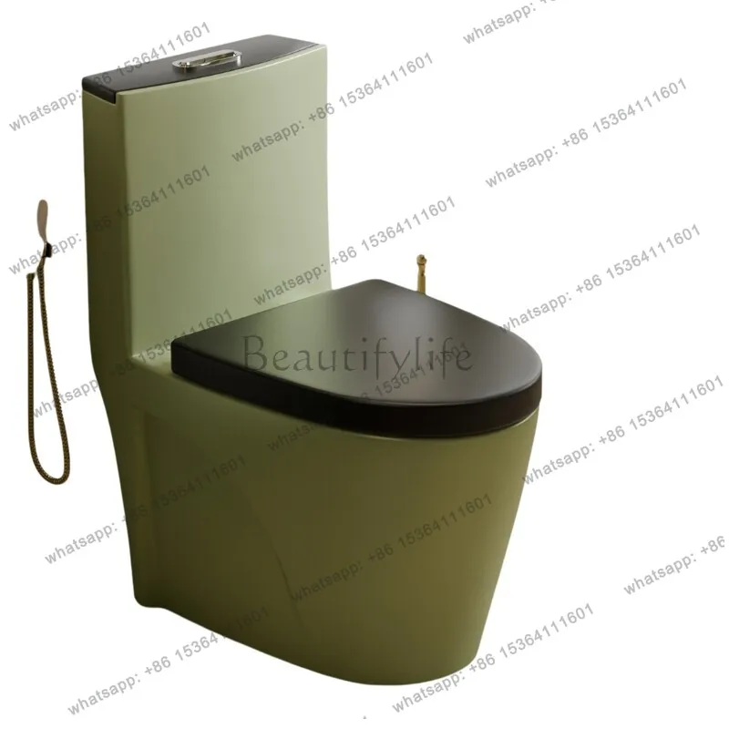 Floor row ceramic toilet household bathroom water-saving siphon toilet special toilet