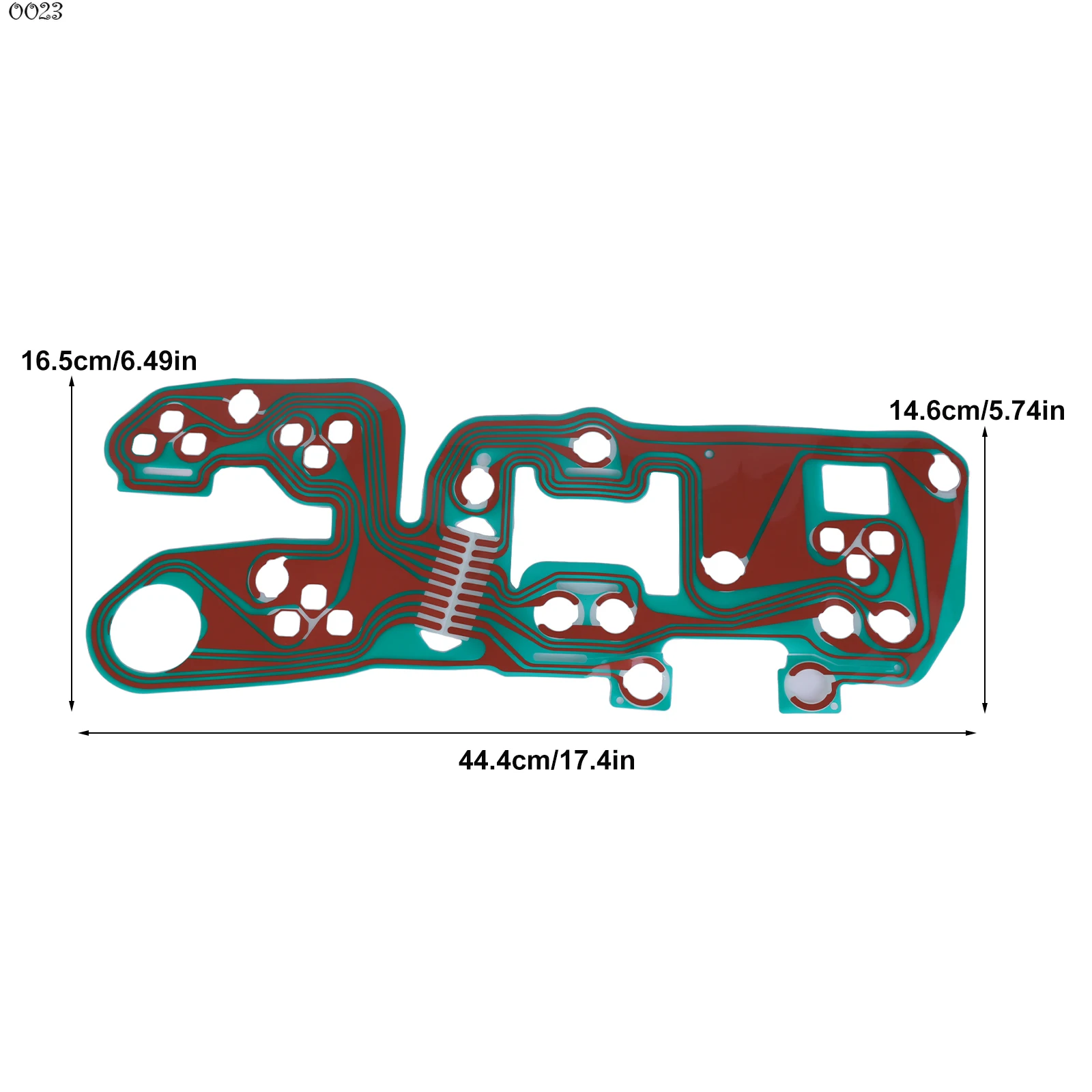 

Instrument Cluster Printed Circuit Compatible for Chevy Truck 1981-87 with Gauges w/o Tach Interior Parts Gauges Accessories