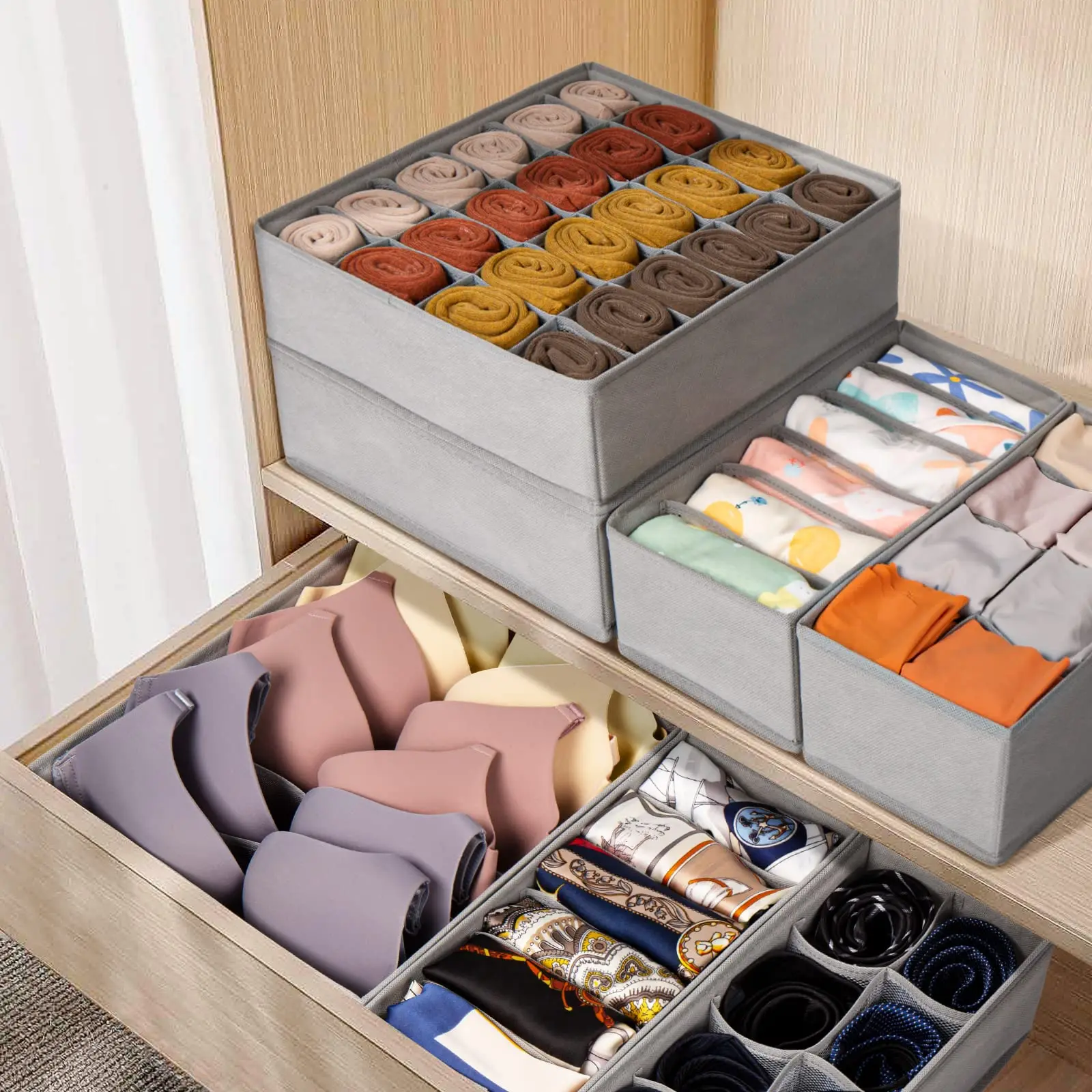 

Clothes Pants Storage Artifact Pp Board Jeans Storage Box Clothes Storage Box Clothing Storage Basket Partition Storage Box