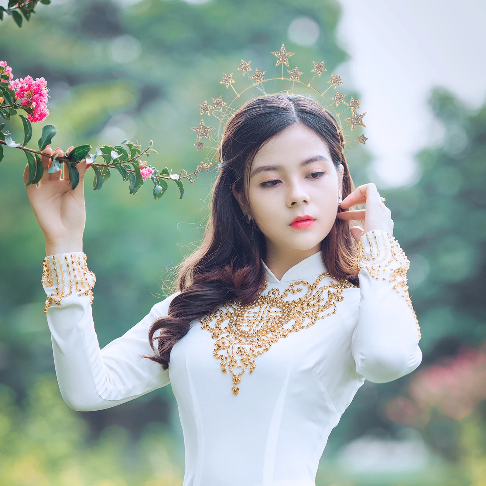 

Diamond Headband Holiday Headbands for Women Star Hair Accessories Bridal Headpiece Girls Wedding
