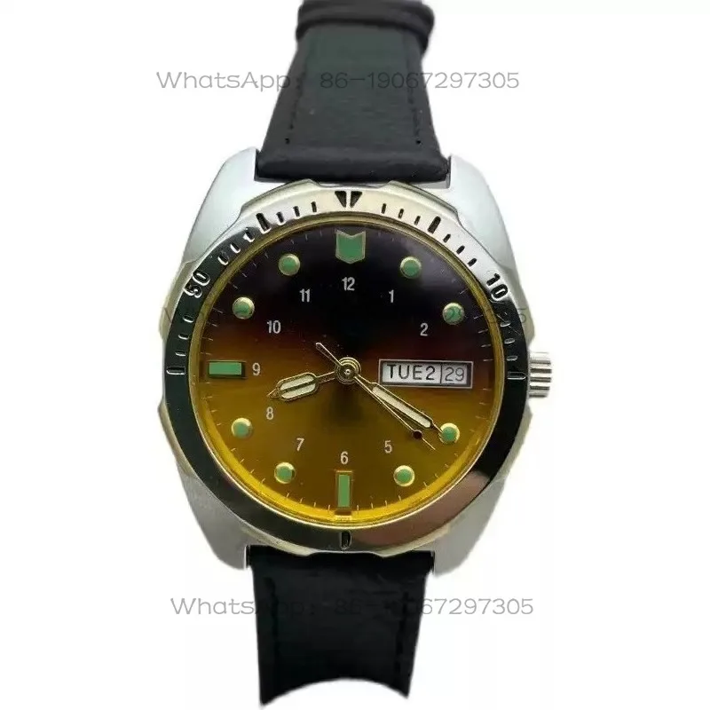 Manual mechanical double calendar, special circle watch