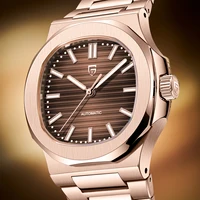 Relojes PAGANI DESIGN para Hombre 2026 Nuevo Reloj Automático de Lujo en Oro Rosa para Hombre Cristal de Zafiro Reloj Mecánico Impermeable para Hombre