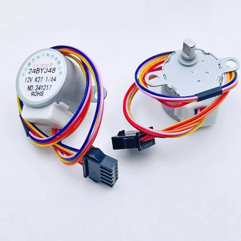 

1pcs 24BYJ48 12V DC Gear Reduction Stepper Motor – 1/64 Ratio, High Torque for STEM Robots, Air Conditioners, DIY Projects