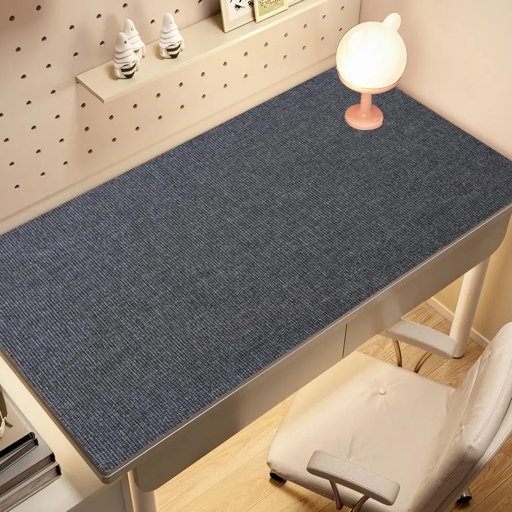 Linen Desk Mat, Large Gaming Mouse Pad, Computer Desk Pad Keyboard Mat for Gamer Office Home HYBXAXC Simple, minimalist