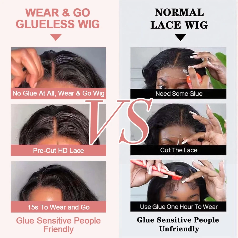 ショートボブウィッグ 13x4 ボディウェーブ グルーレスウィッグ 人毛 ブラジリアンレディトゥウェア 5x5 レースフロントウィッグ 女性用 生え際処理済み