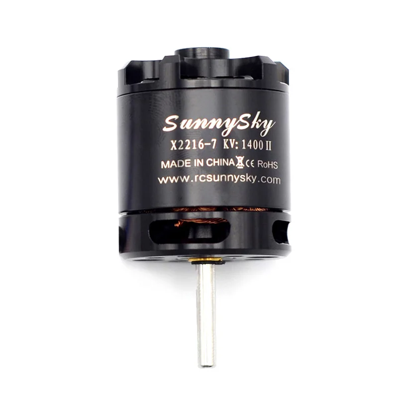 SunnySky X2216 2216 880KV 1100KV 1250KV 1400KV 1800KV 2400KV II Outrunner silnik bezszczotkowy długi wał do zdalnie sterowanych modeli samolotu 3D