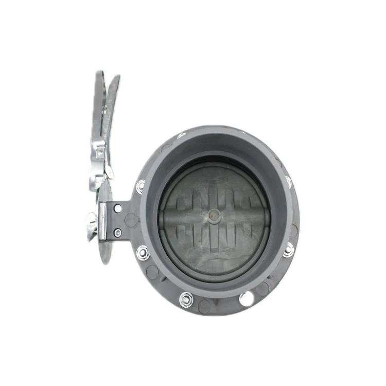 ASIN DN125 UPVC O-type Socket End  Standard Ball Stainless Steel or Steel Manual Socket Glue or Female Butterfly Valve