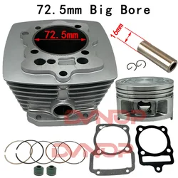72.5mm Big Bore Cylinder Block Kit For CG250 CG350 CG 350cc 16mm Pin Motorcycle Engine Parts