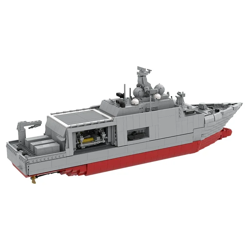 MOC-décennie s de Construction Modulaires pour Enfant, Briques de Modèle de Bateau, Succion, Technologie de Bateau, Jouets à Assembler Soi-Même, Cadeaux