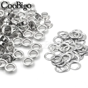 100 Metall -ILH -Ring -Sets Kit Kit für 2mm Silberklasse Dose Eingang 3mm 4mm 5 mm 8 mm 10 mm 12 mm 14 mm 17mm 10 Hauptverkaufs -Backweather - №4