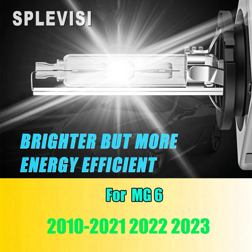 

D3S 35W hid headlight bulb 6000K White headlamp compatible with OEM hid kit For MG 6 2010 2011 2012 2013 2014 2015 2016-2023