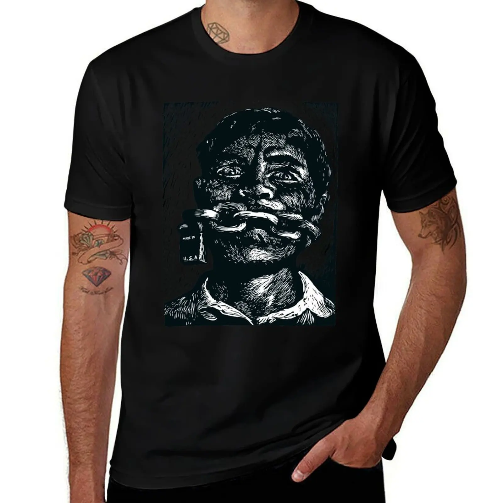 

Made in the USA T-Shirt High Elasticity Sports T-Shirt