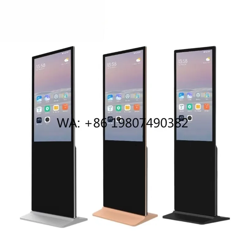 

50 55 65 Inch Vertical LCD Touch Screen Digital Display Board Business Restaurant Advertising Signage Equipment Machine