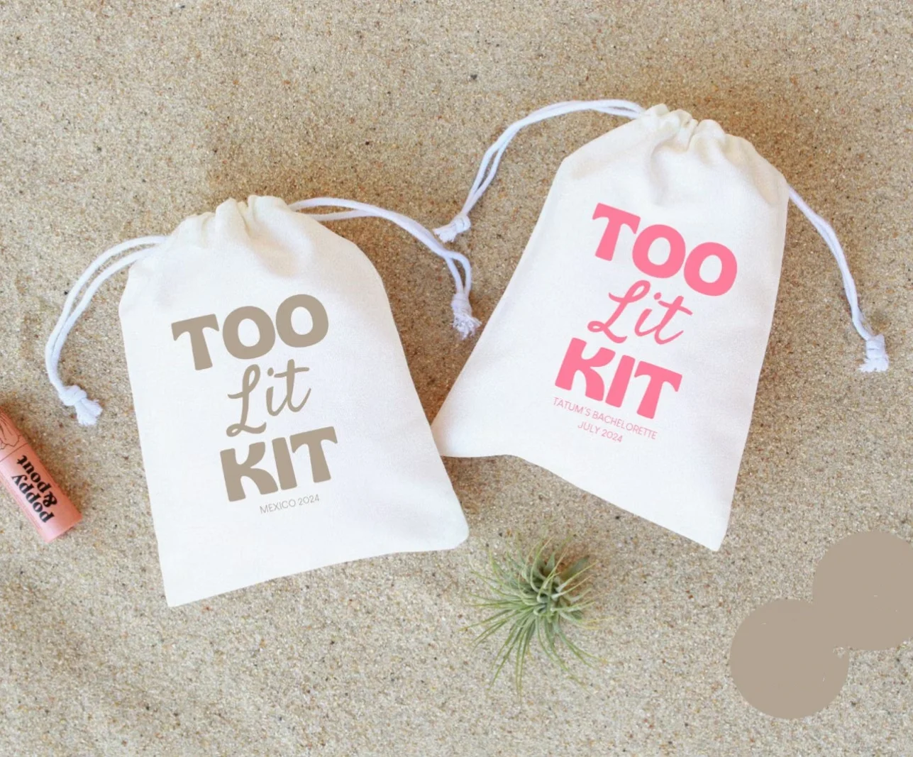 Too Lit Kit - Personalized Too Lit Kit - Personalized Party Favor - Hangover Kit - Bachelorette Party Favors - Recovery Kit - We