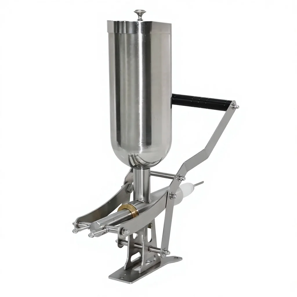 CT03 Puff Bread Biscuit Core Injection Machine Manual Electric Filling Equipment for Cake Cream Fruit Chocolate with 5L Capacity