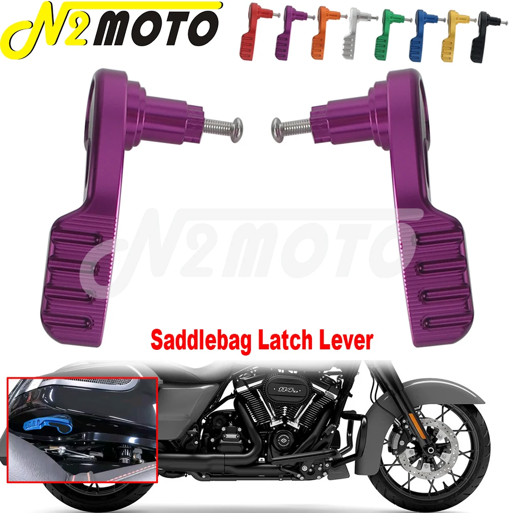 

Motorcycle Saddlebag Latch lever lifter Replacement Part For Harley Touring FLHX FLHR FLTRX 14-23 Road King Special FLHRXS 17-24
