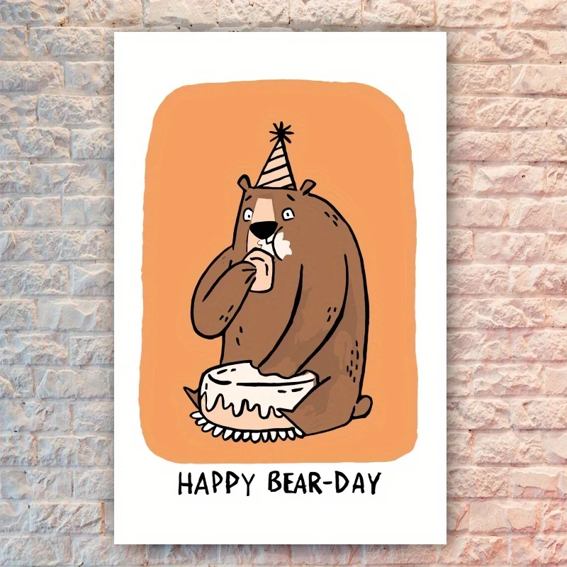 تحمل بطاقة عيد ميلاد سعيد لصديق ، بطاقة مضحك ، بطاقة عيد ميلاد ، بطاقة عيد ميلاد ، بطاقة مناسبة خاصة لصديق ، 1 * *