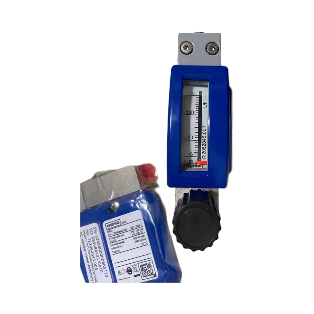 

Krohne Stainless Steel DK32 Variable Area Flowmeter for Low Liquid Gas Flows Measures Water Oil Air OEM Customization Supported