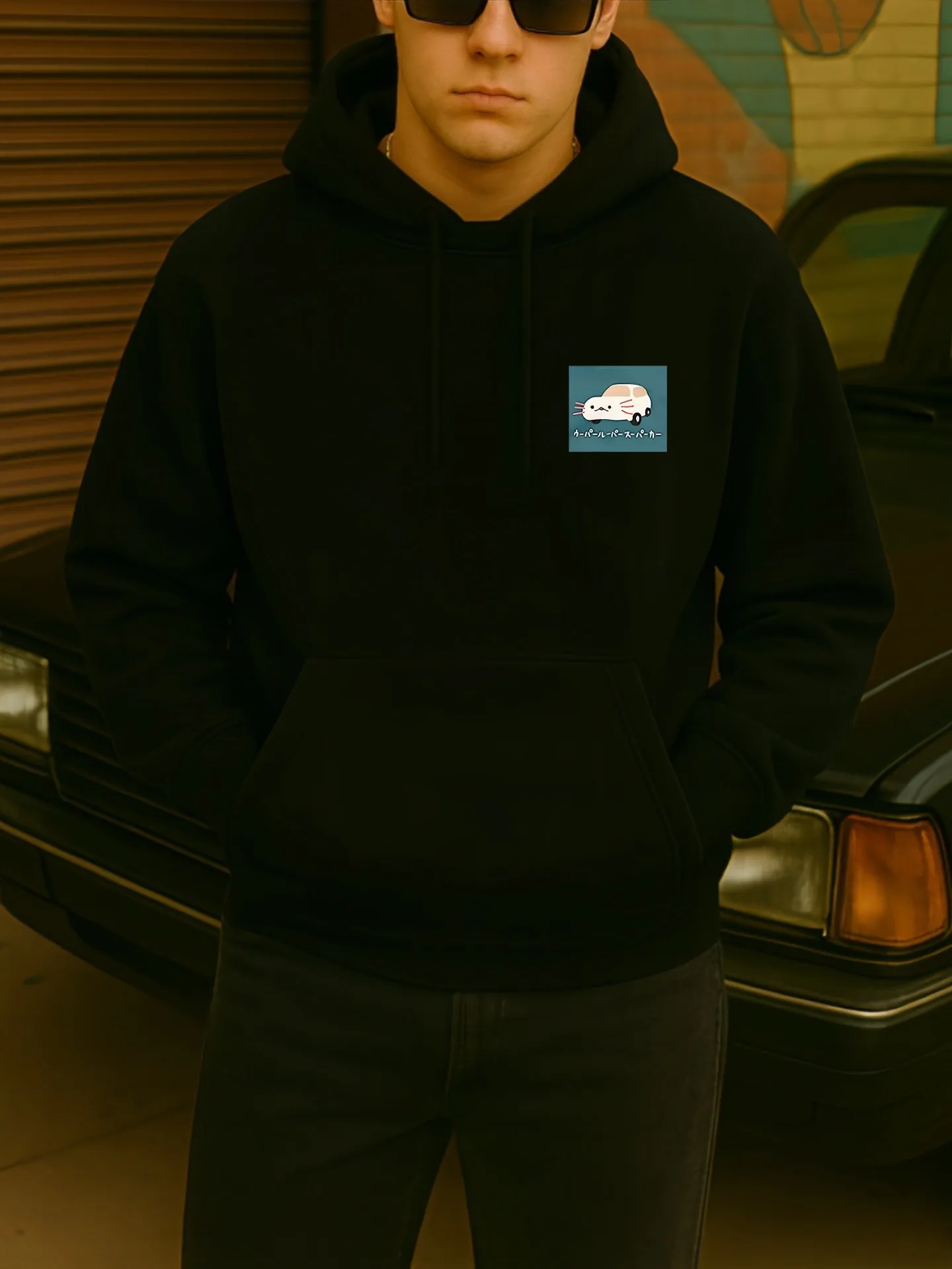 هوديي جرافيك للرجال، تعليم بطبعة قلب، نمط كاجوال، مبطن بالصوف، للارتداء اليومي، للشباب #3