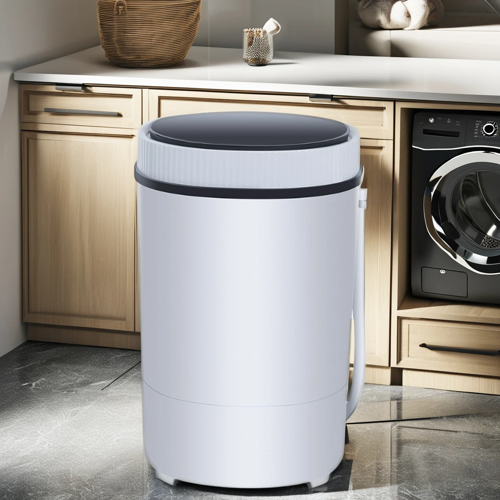 

New Household Small Mini Washing Machine Semi-Automatic Shoe Sock Washing Integrated Washing Drying Magical Cleaning Device