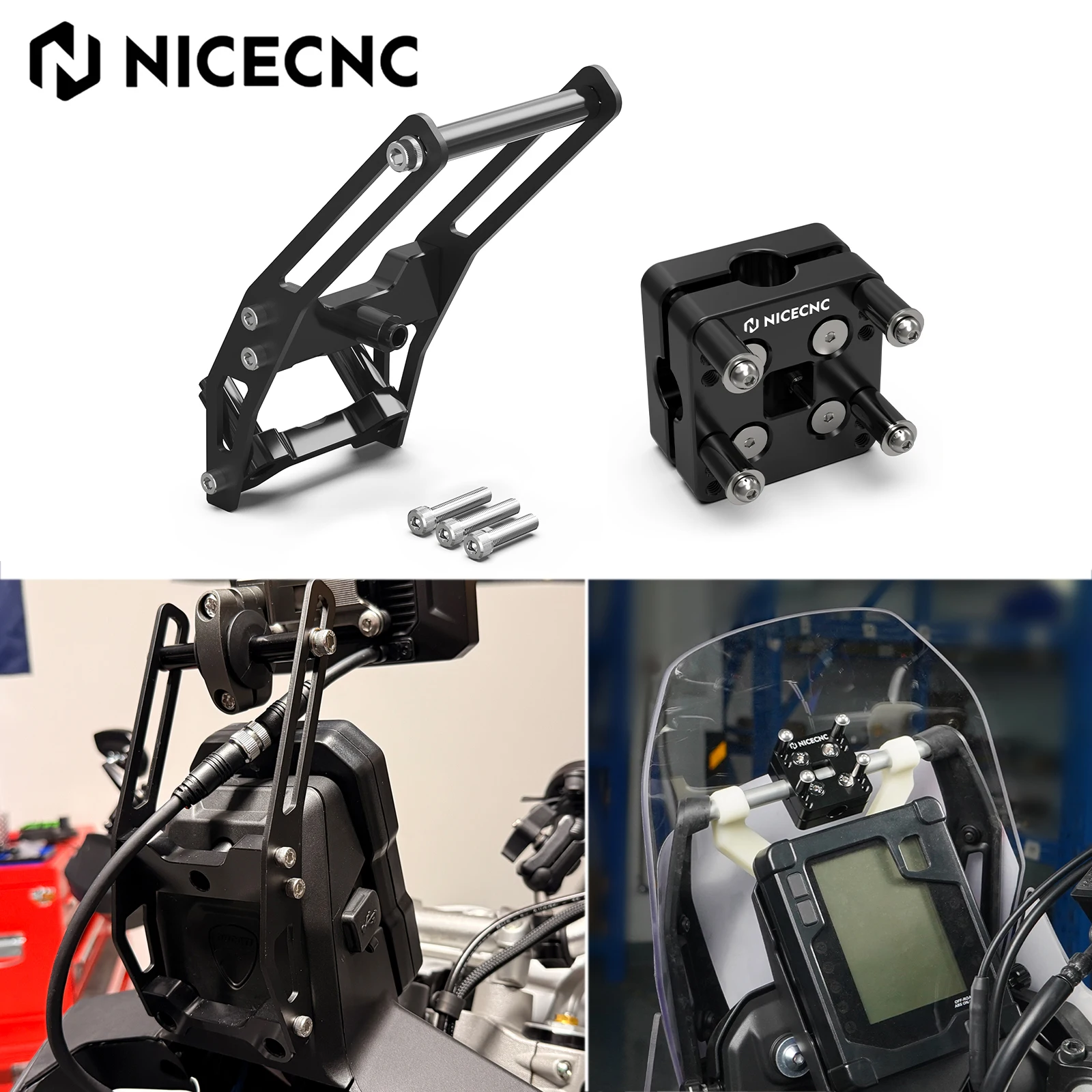 

Крепление для GPS-навигатора на руль Ducati DesertX 2022-2024, держатель-зажим для Ducati Desertx X Desert 2022 2023 2024