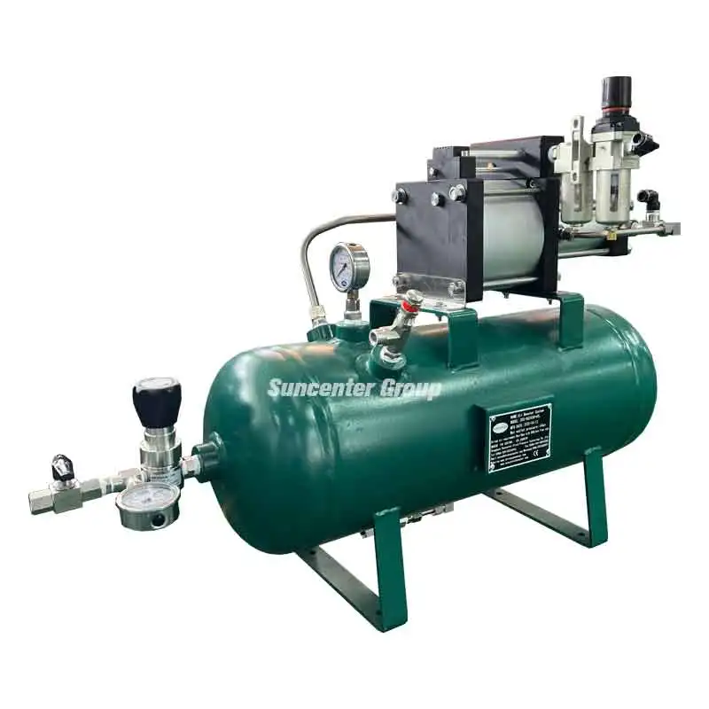 مضخة معززة لمضخم الهواء عالي الضغط من Suncenter مع خزان هواء سعة 40 لترًا #1