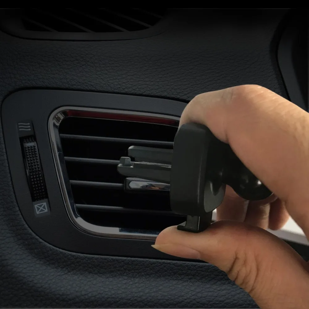 Vent Stand Dashboard Mount Clamp Suction Base Anti-Skid Ball Head Base Auto Air Vent Stand Car Phone Bracket Car Phone Holder