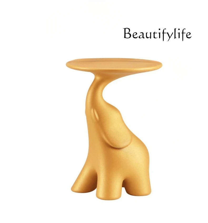 

Simple Modern Frp Elephant Side Table Living Room Sofa Coffee Table Bedside Art Animal Shape Table