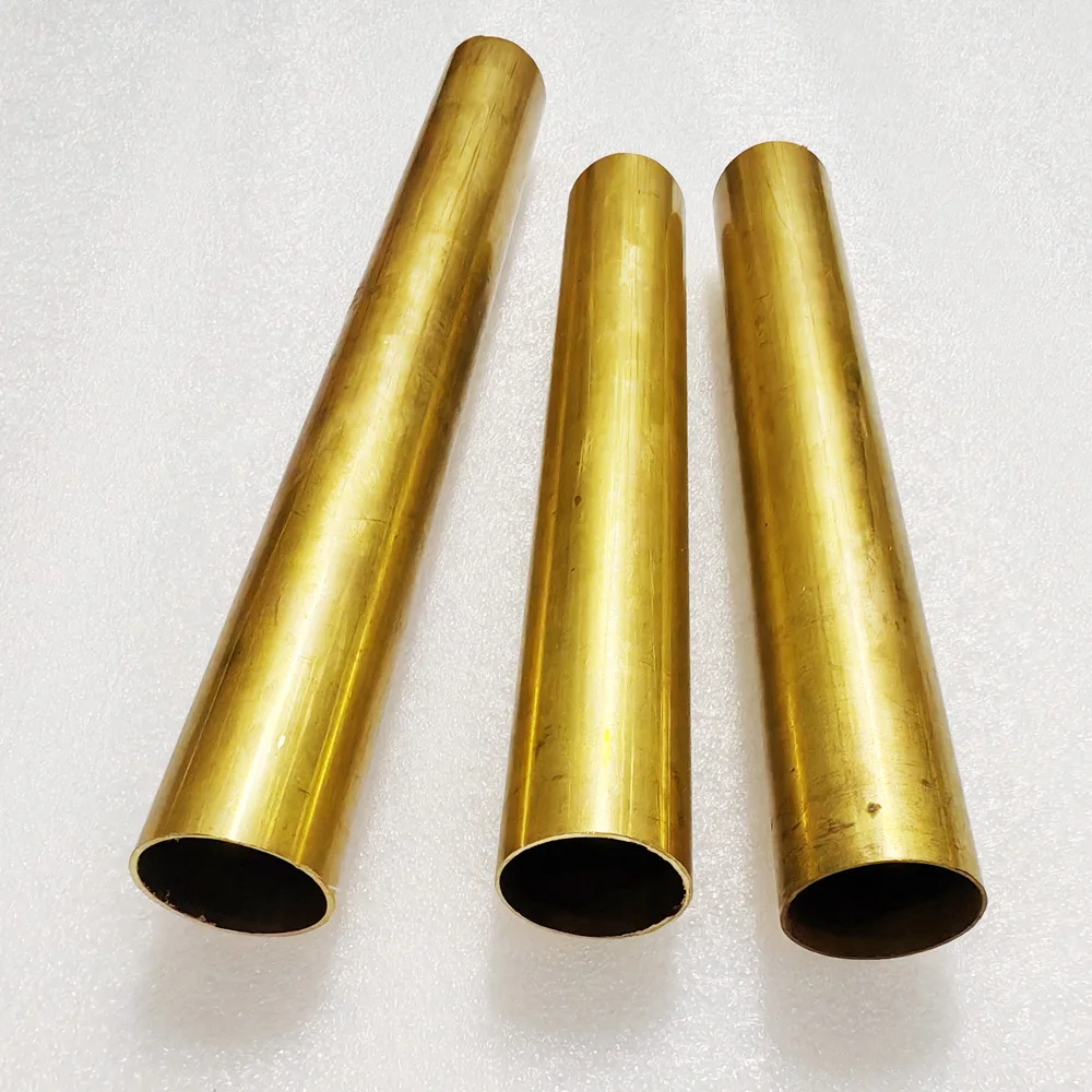 

500mm Length Hollow Brass Pipe -Yellow Capillary Tube Metal OD5.5/6/6.5/7/7.5mm ID 2/3/3.5/4/5/6/7mm Brass Tube for CNC Machines