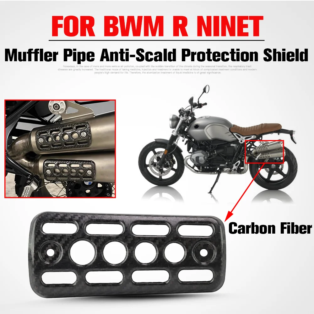 

For BMW R Nine T Scrambler R9T Rninet Motorcycle Muffler Pipe Anti-Scald Protection Exhaust Shield Insert Heat Guard