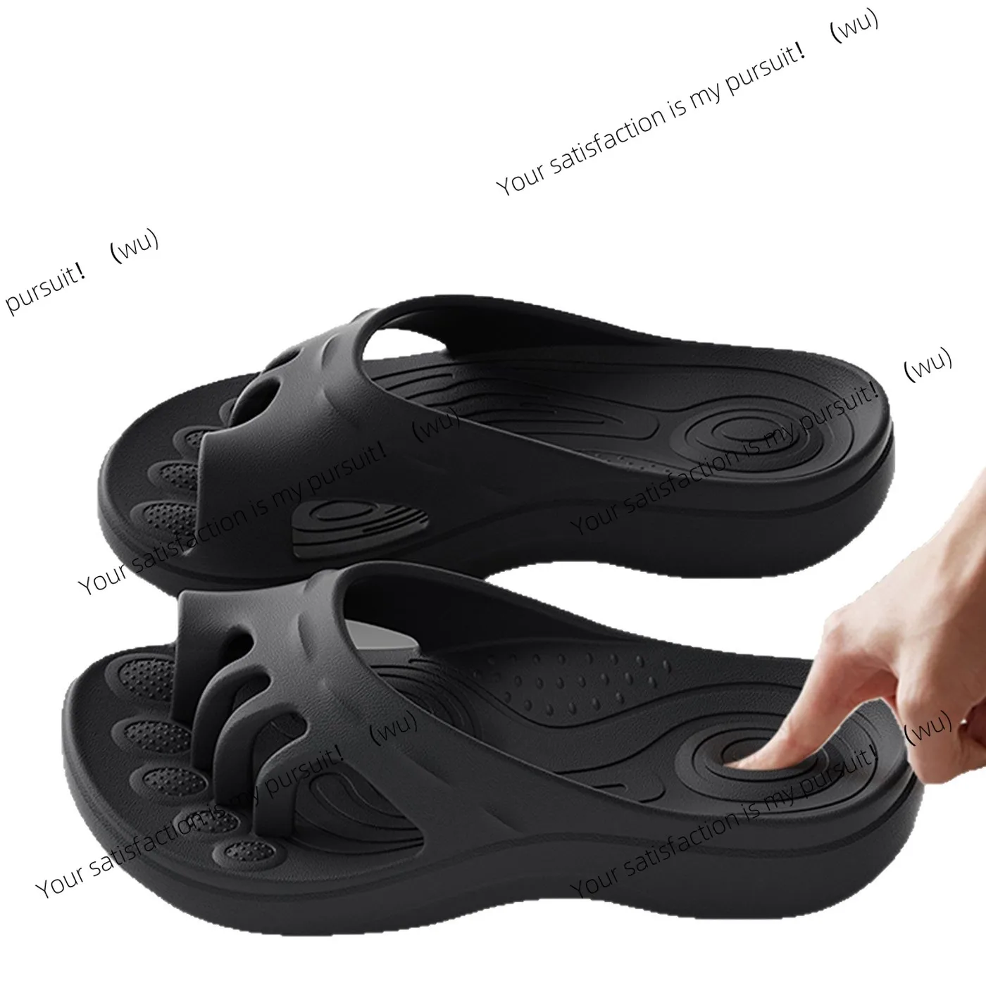 for Women's Summer Five Toe Separator Slippers Arch Support Anti Slip Home Foot Correction Sandals
