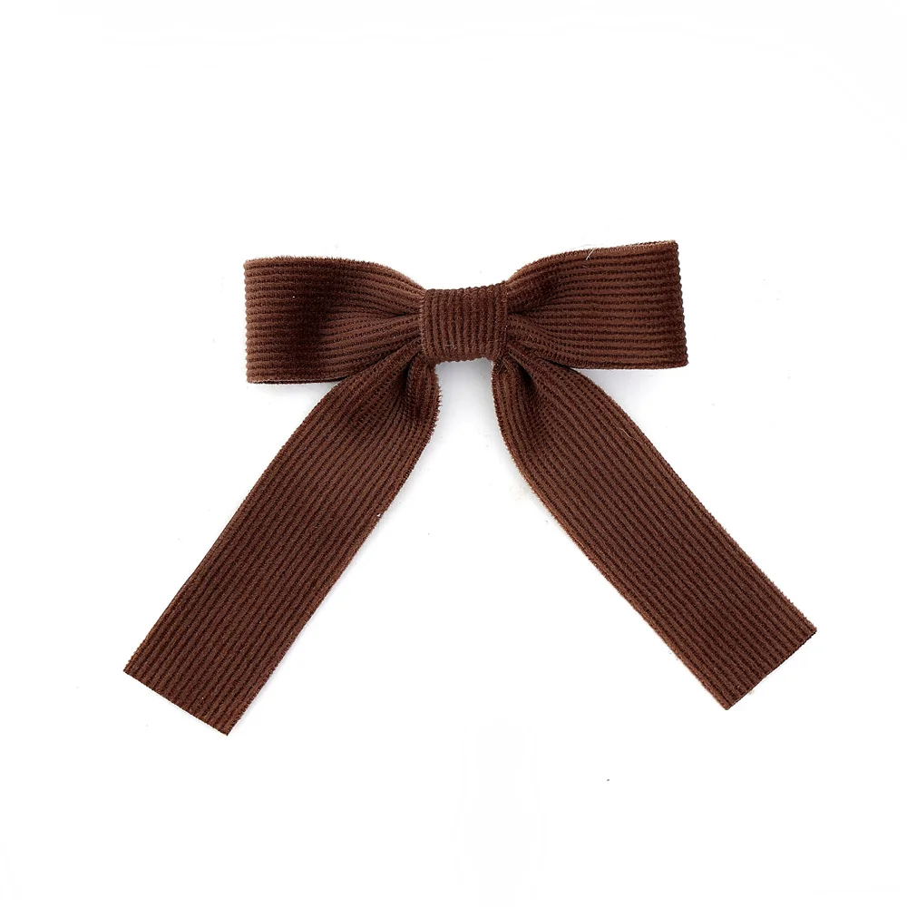 001O Plaid velvet tape Hair Bows Cute Hairpins Girls duckbilled Hair Clips Barrettes Clip Kids Headwear Fashion Hair Accessore