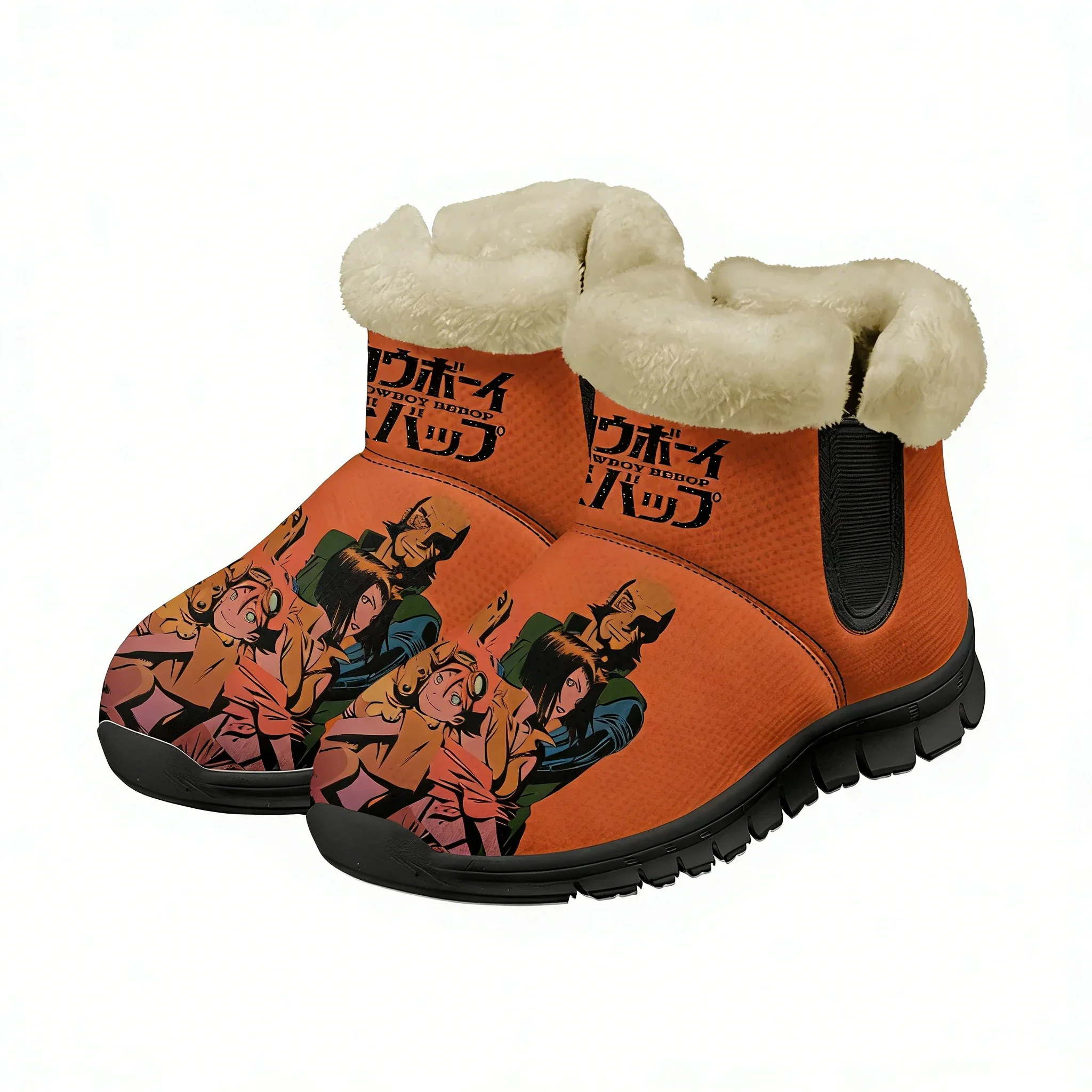 

C-Cowboy Bebop Snow Boots Mens Womens Teenager Shoes Keep Warm High Quality Casual Lightweight Couple Sports Custom Sneakers